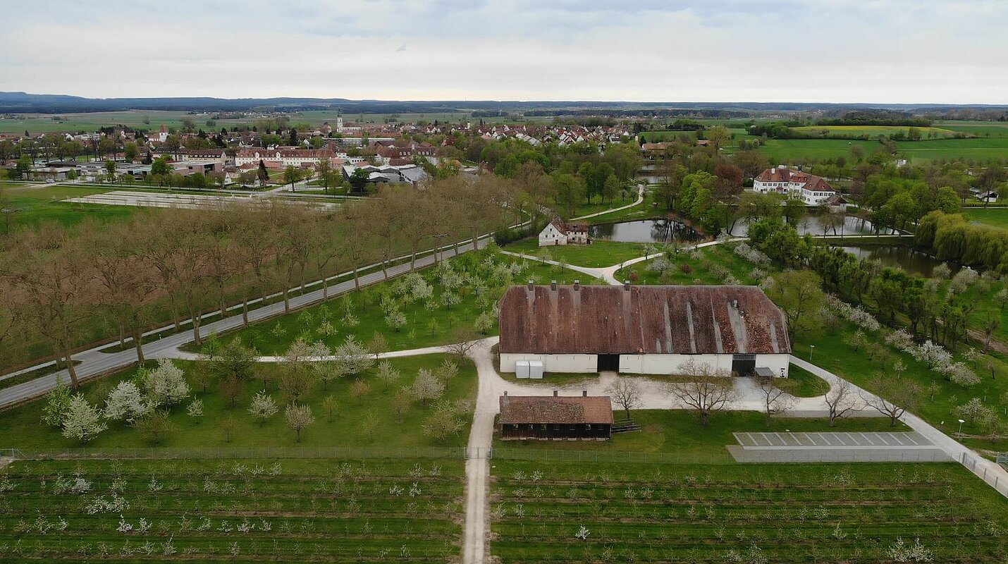 Luftaufnahme Landwirtschaftliche Lehranstalten Triesdorf
